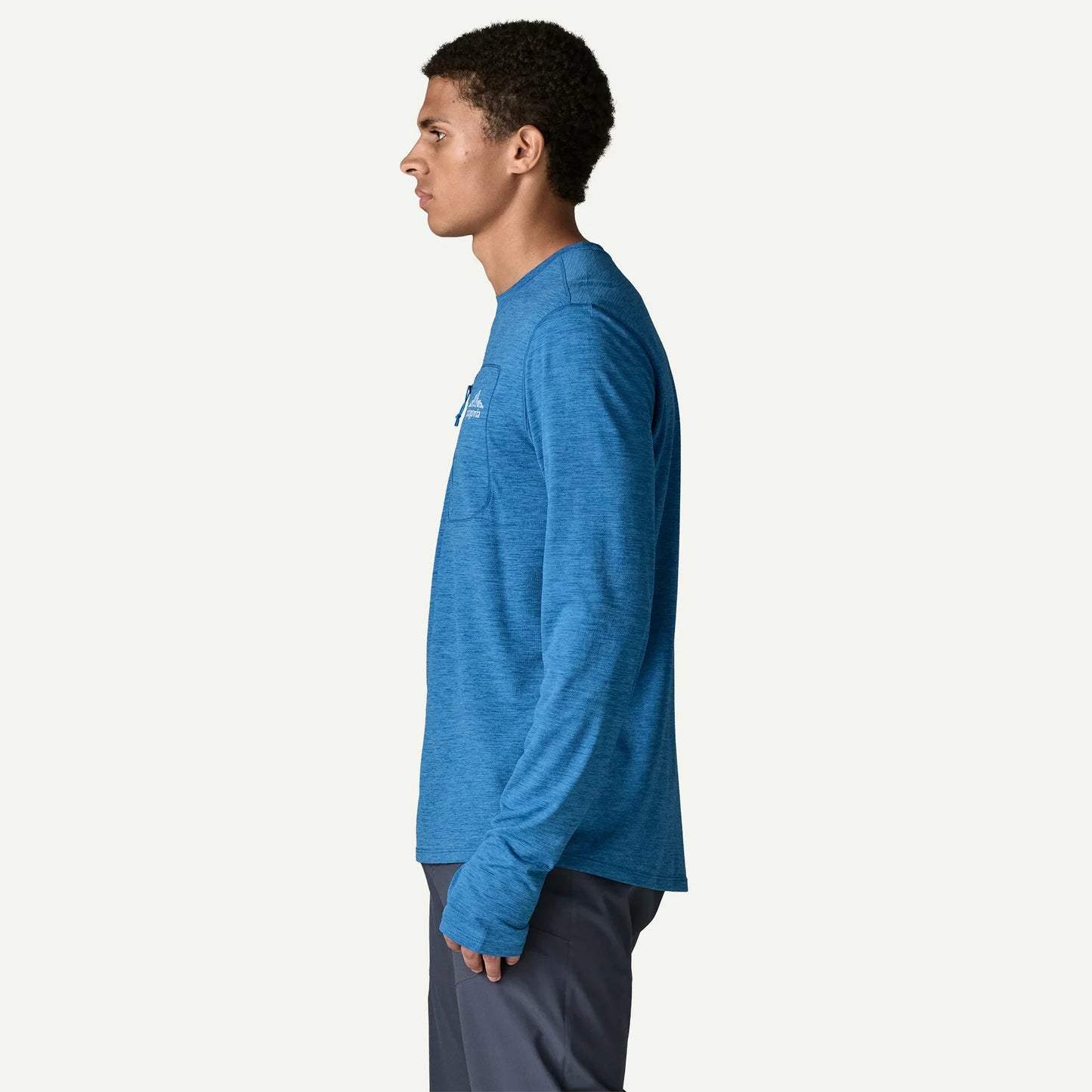 Men's Long-Sleeved Capilene® Cool Sun Shirt - Cloud Crag Crest - US 7460