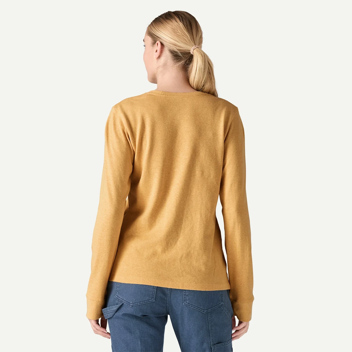Women's Long-Sleeved Work Pocket T-Shirt - US 7573