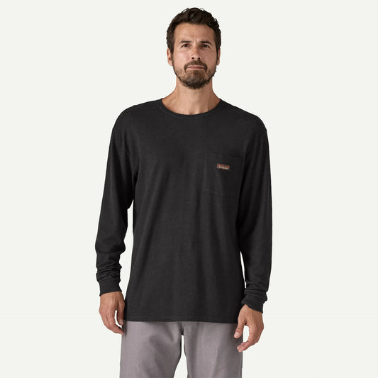 Men's Long-Sleeved Work Pocket T-Shirt - US 3726