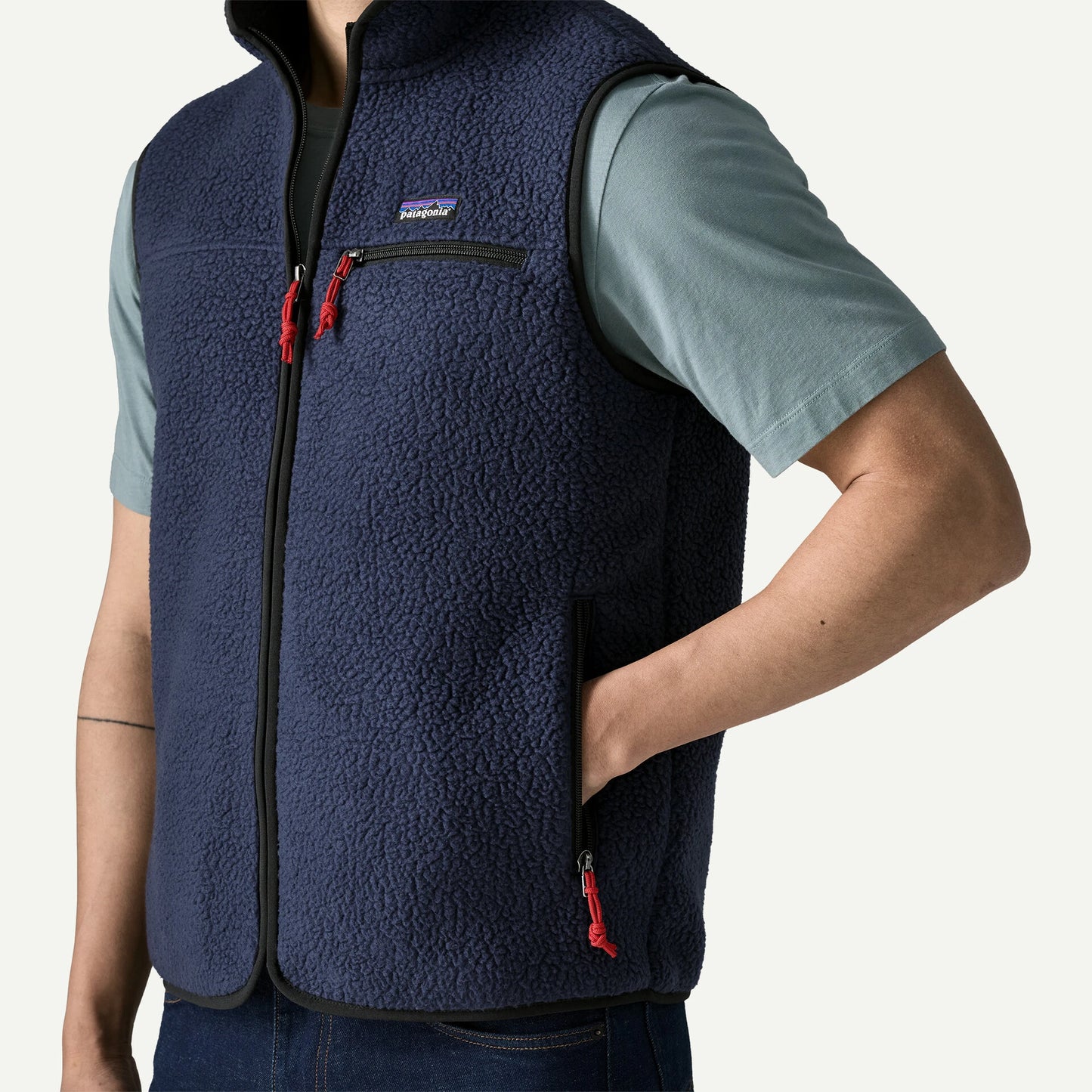 Men's Retro Pile Fleece Vest - US 4509