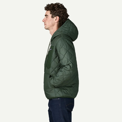 Men's Diamond Quilted Bomber Hoody - US 1086