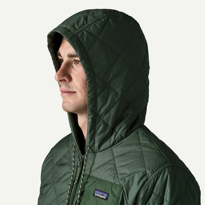 Men's Diamond Quilted Bomber Hoody - US 1086
