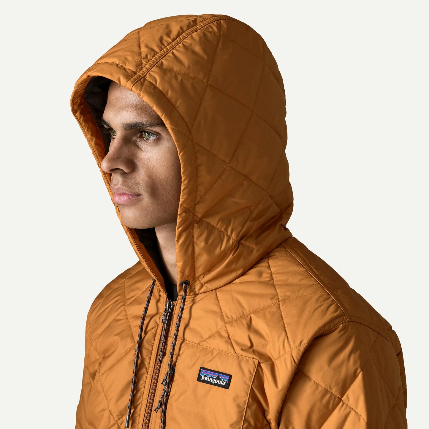 Men's Diamond Quilted Bomber Hoody - US 1086