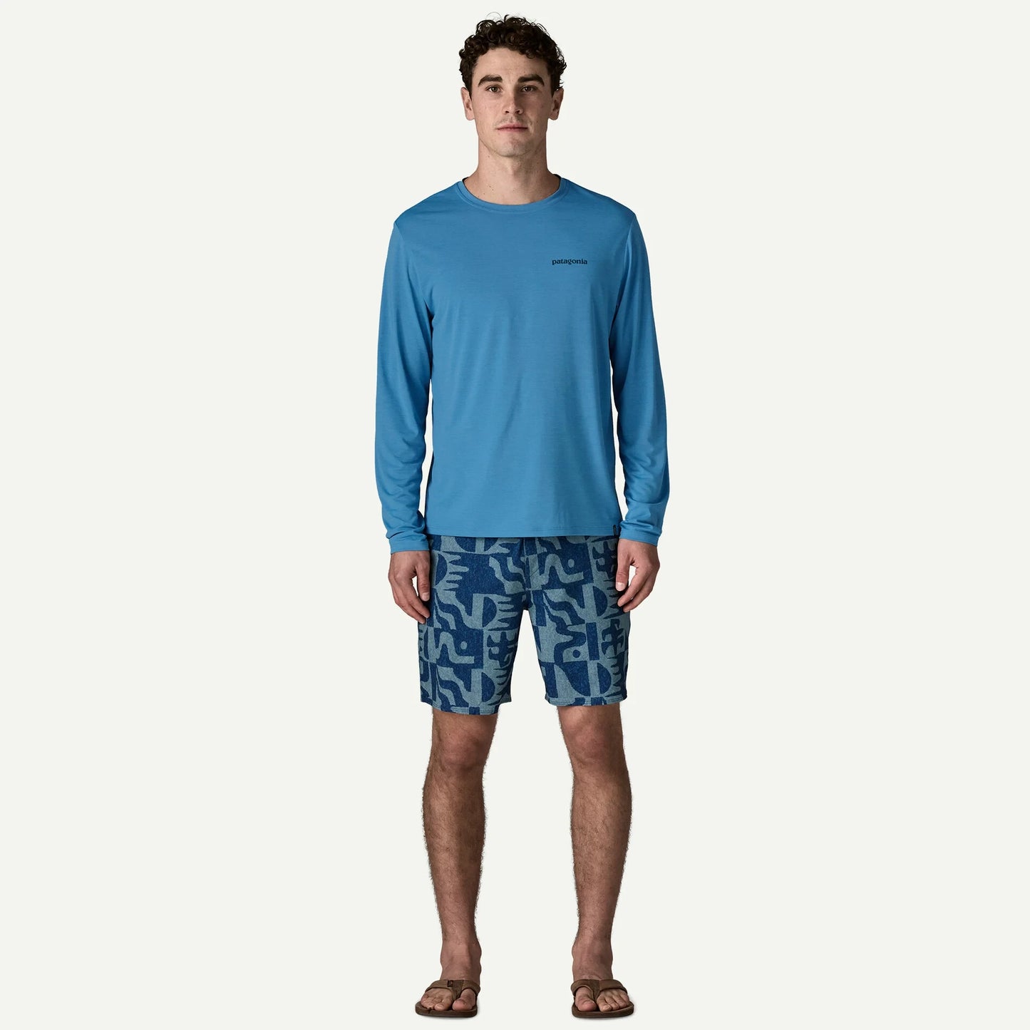 Men's Long-Sleeved Capilene® Cool Daily Shirt - Boardshort Logo - US 1928