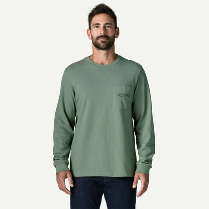 Men's Long-Sleeved Midweight '95 Oval Logo Pocket Tee - US 3839