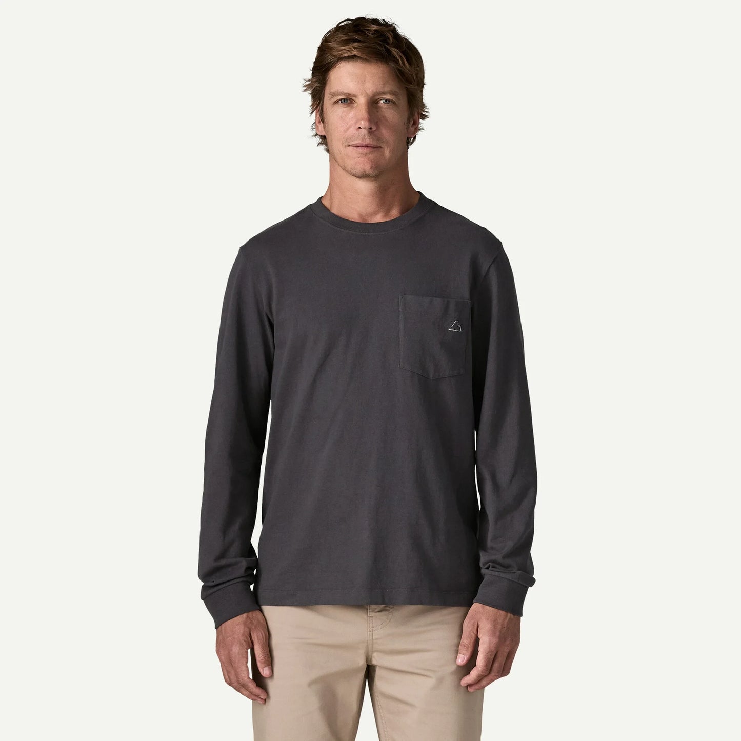 Men's Long-Sleeved Midweight Fitz Roy Massif Pocket Tee - US 4800