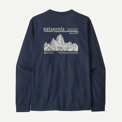 Men's Long-Sleeved Midweight Hut Tripper Skyline T-Shirt - US 1630