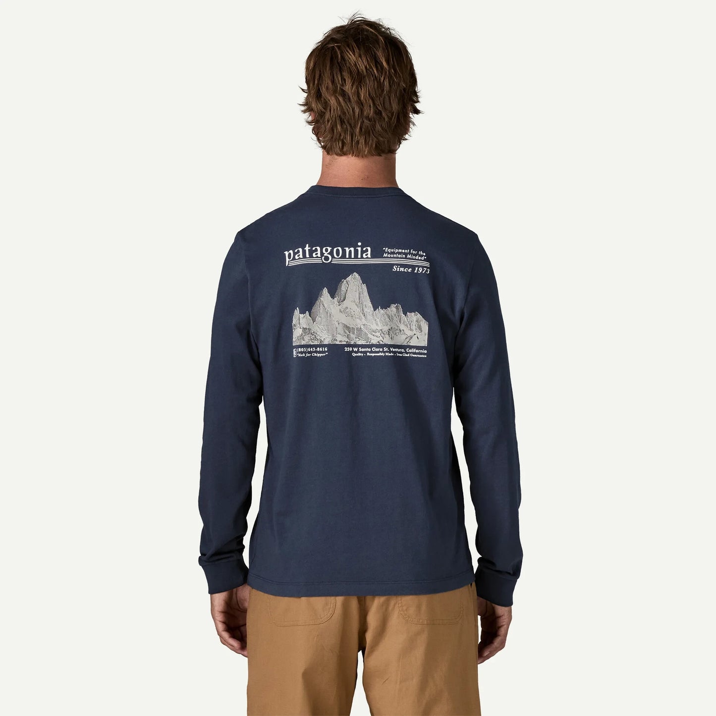 Men's Long-Sleeved Midweight Hut Tripper Skyline T-Shirt - US 1630