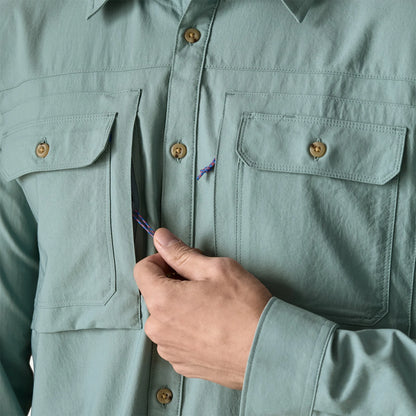 Men's Long-Sleeved Self-Guided Sun Shirt - US 6543