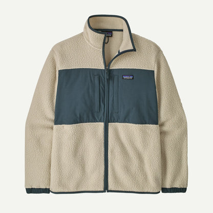 Men's Retro Pile Fleece Patch Jacket - US 6104