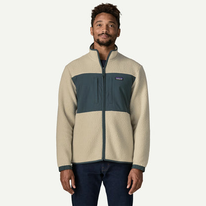 Men's Retro Pile Fleece Patch Jacket - US 6104
