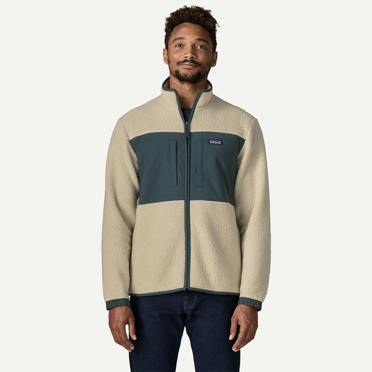 Men's Retro Pile Fleece Patch Jacket - US 0429
