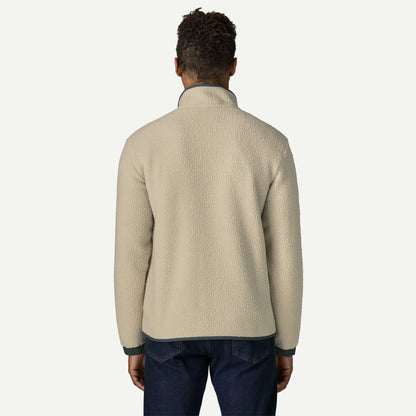 Men's Retro Pile Fleece Patch Jacket - US 4471