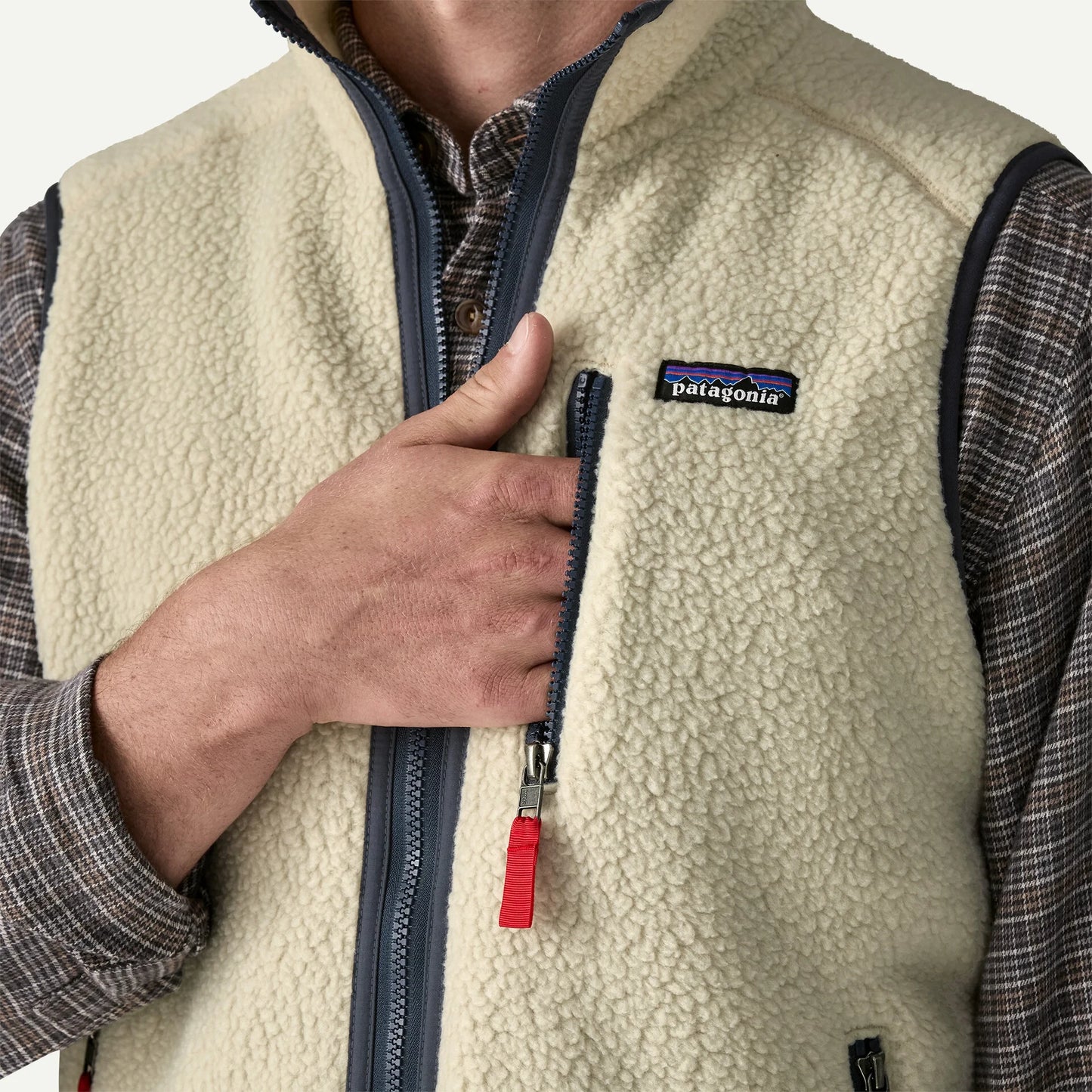 Men's Retro Pile Fleece Vest - US 7216