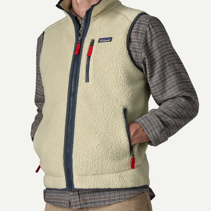 Men's Retro Pile Fleece Vest - US 2796