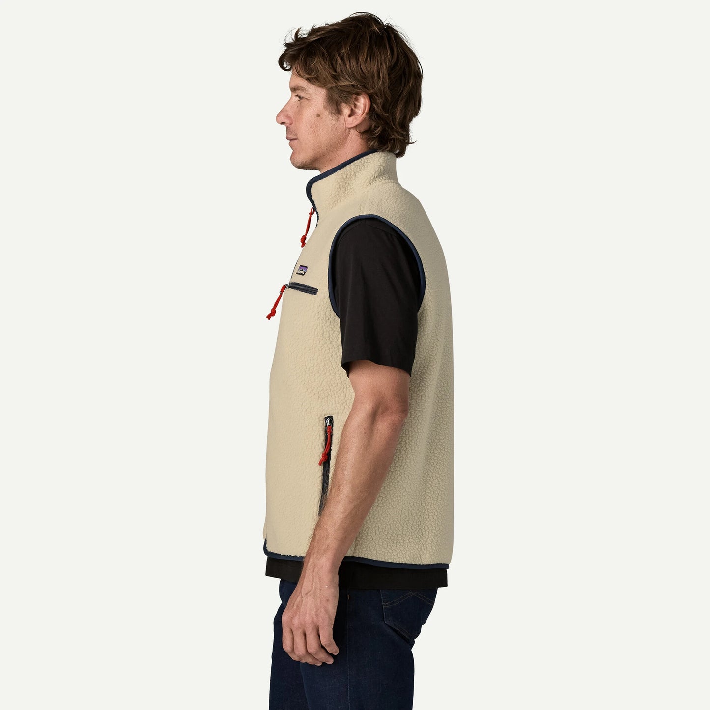 Men's Retro Pile Fleece Vest - US 8037