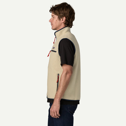 Men's Retro Pile Fleece Vest - US 8037
