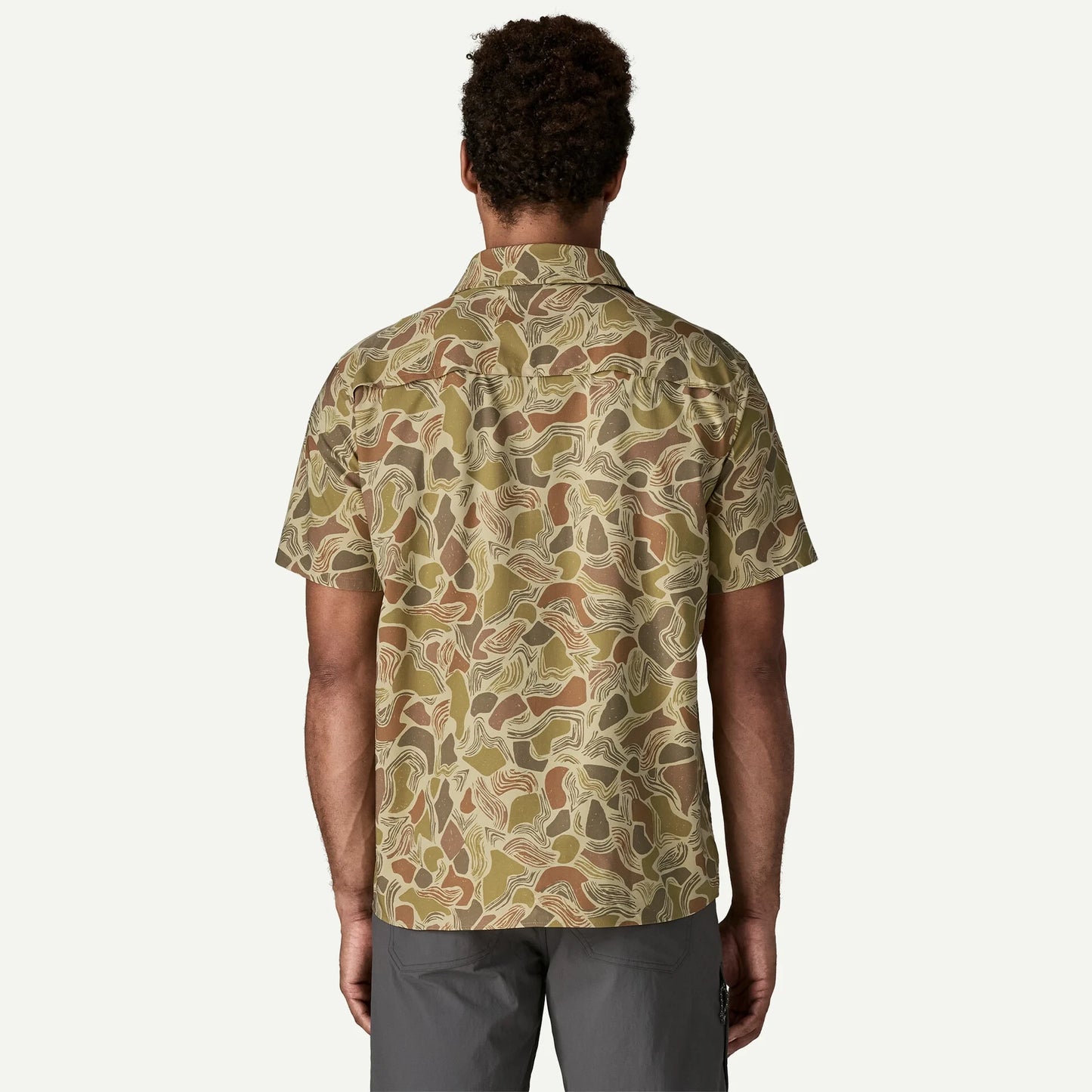 Men's Short-Sleeved Self-Guided Sun Shirt - US 3608