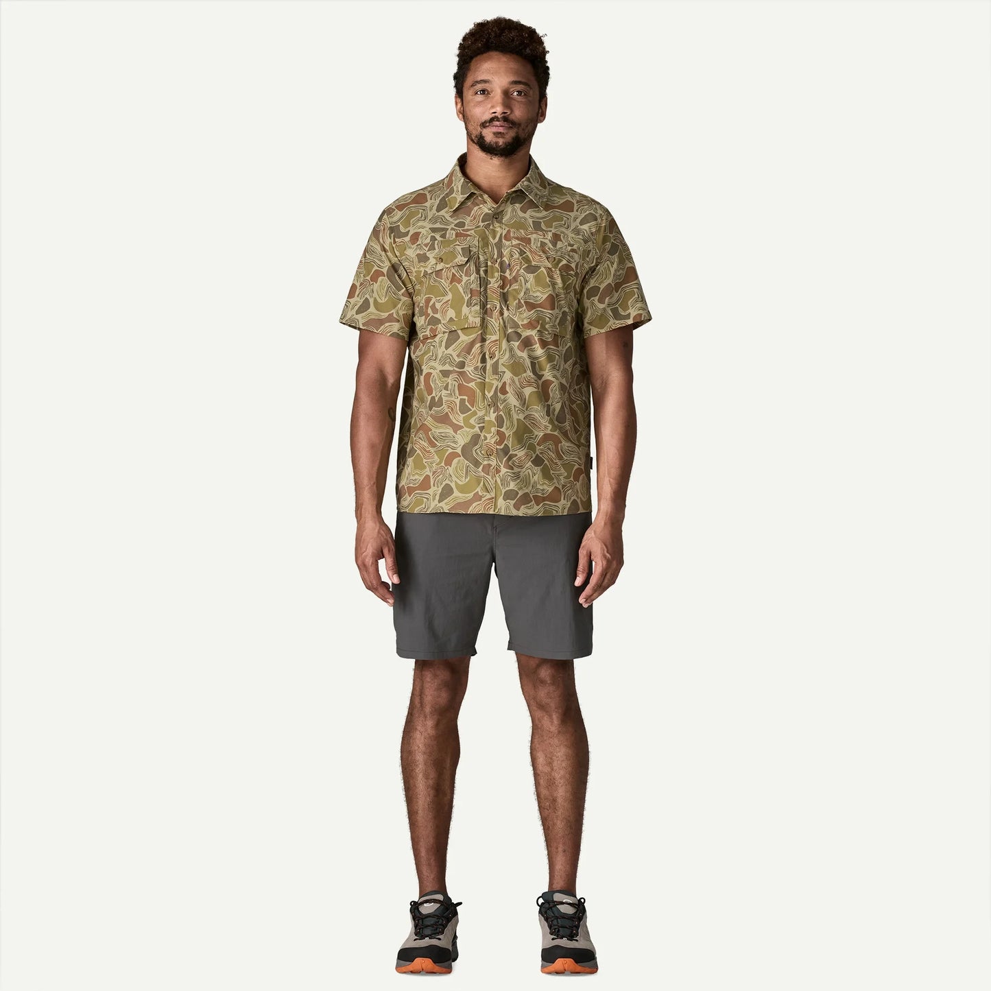 Men's Short-Sleeved Self-Guided Sun Shirt - US 3608
