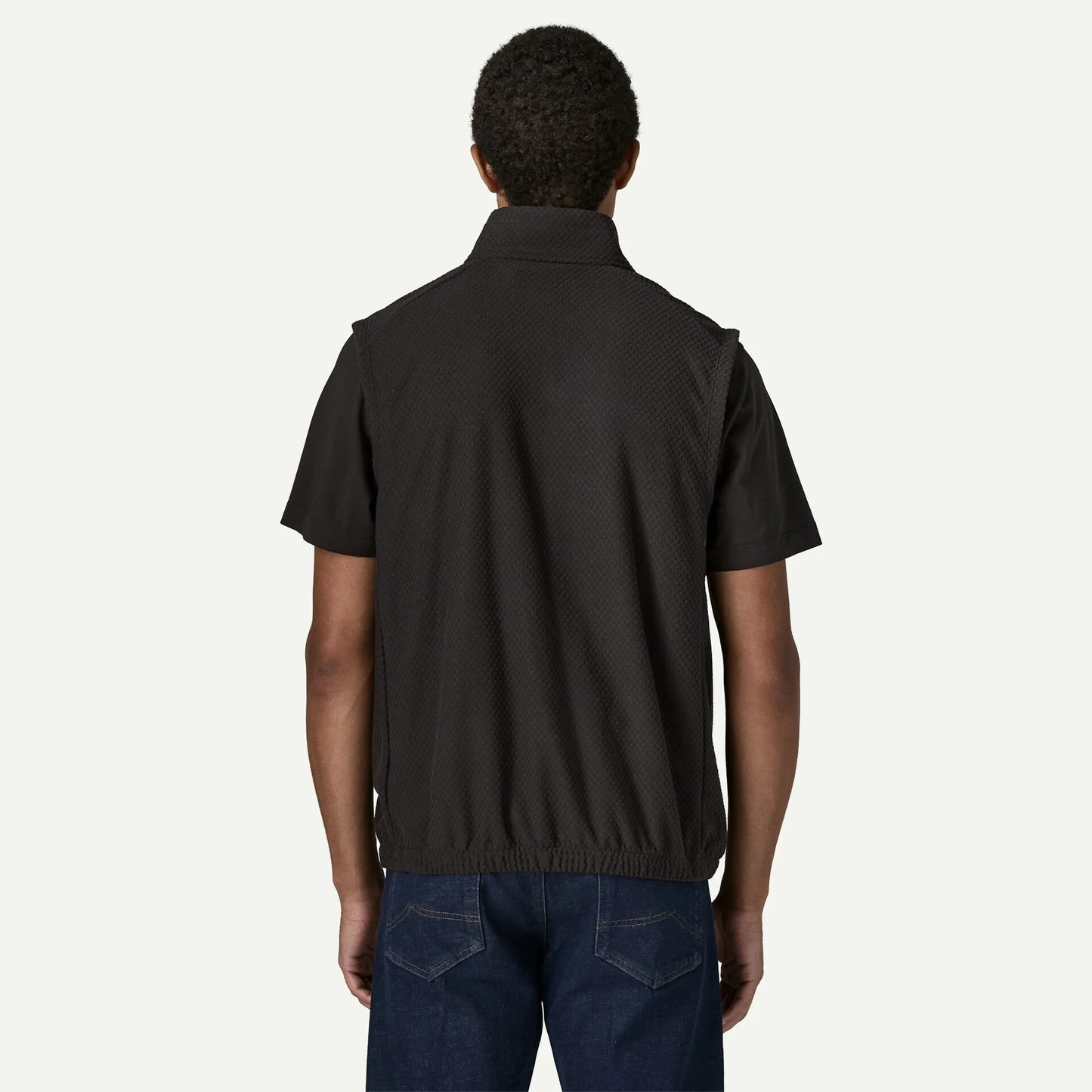 Men's Textured Fleece Vest - US 3301