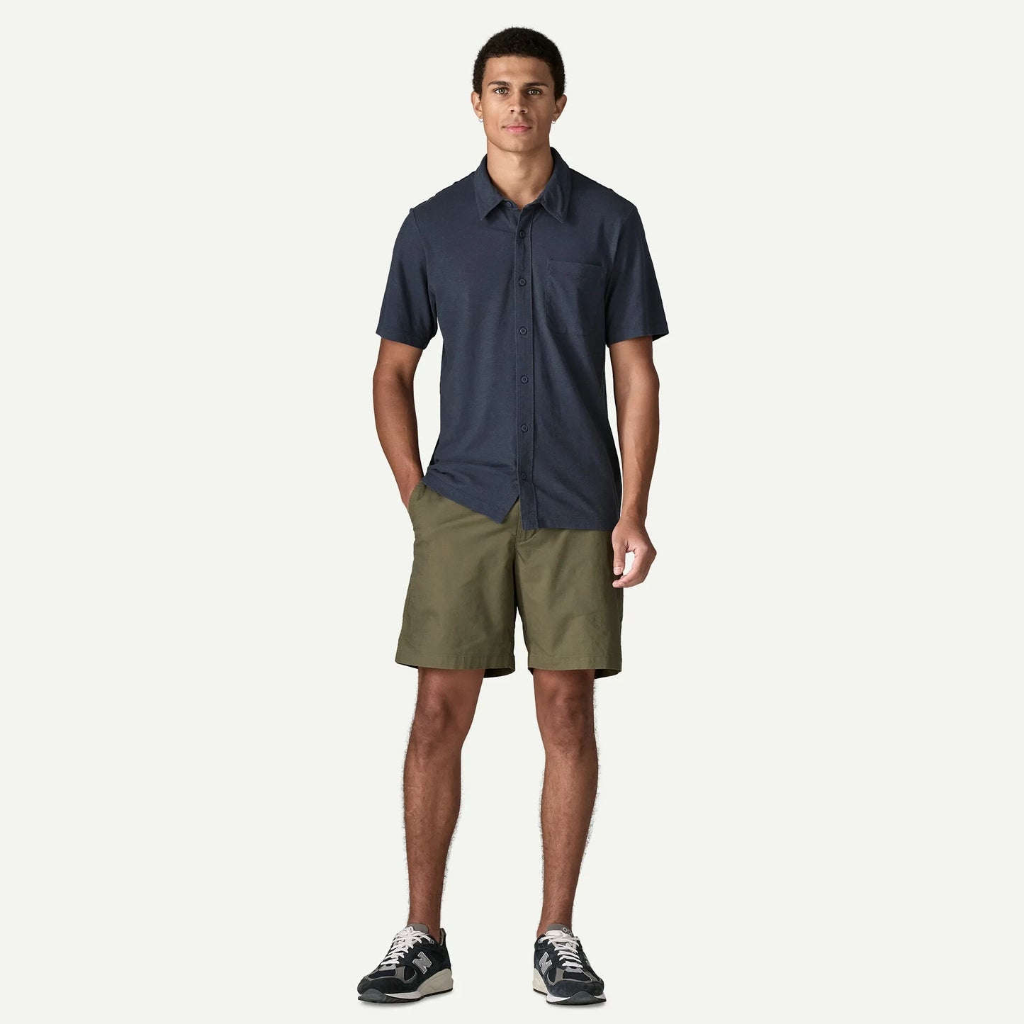 Men's Trail Harbor Button-Down Knit Shirt - US 1583