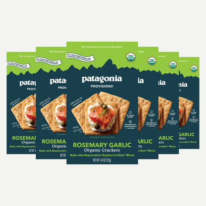 Organic Rosemary Garlic Crackers - US 3893