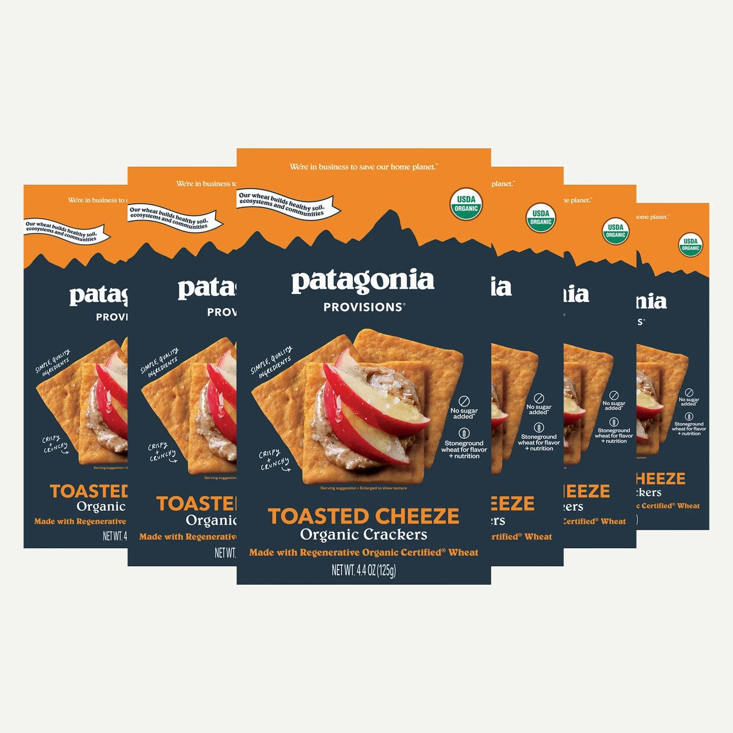 Organic Toasted Cheeze Crackers - US 9495