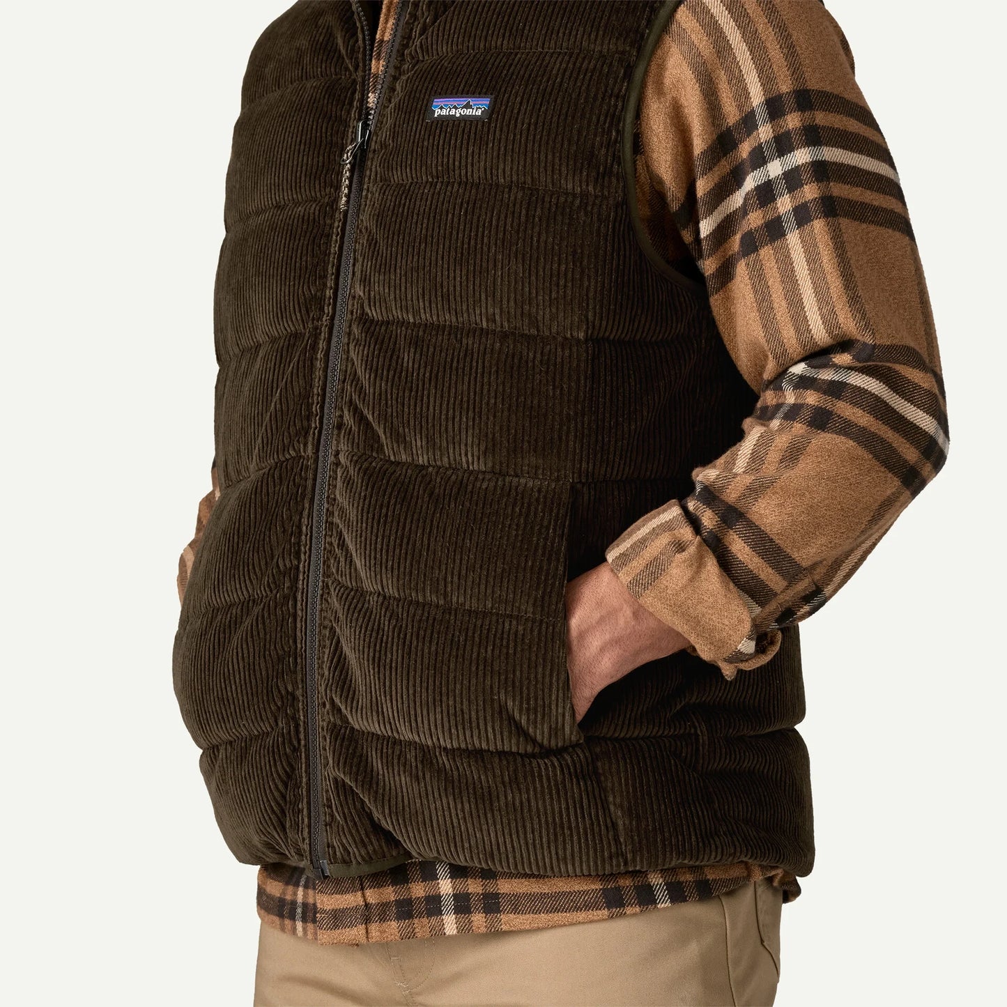 Reversible Cotton Down Vest - US 5066
