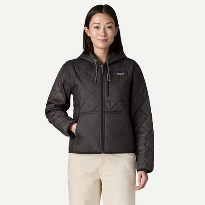 Women's Diamond Quilted Bomber Hoody - US 2797