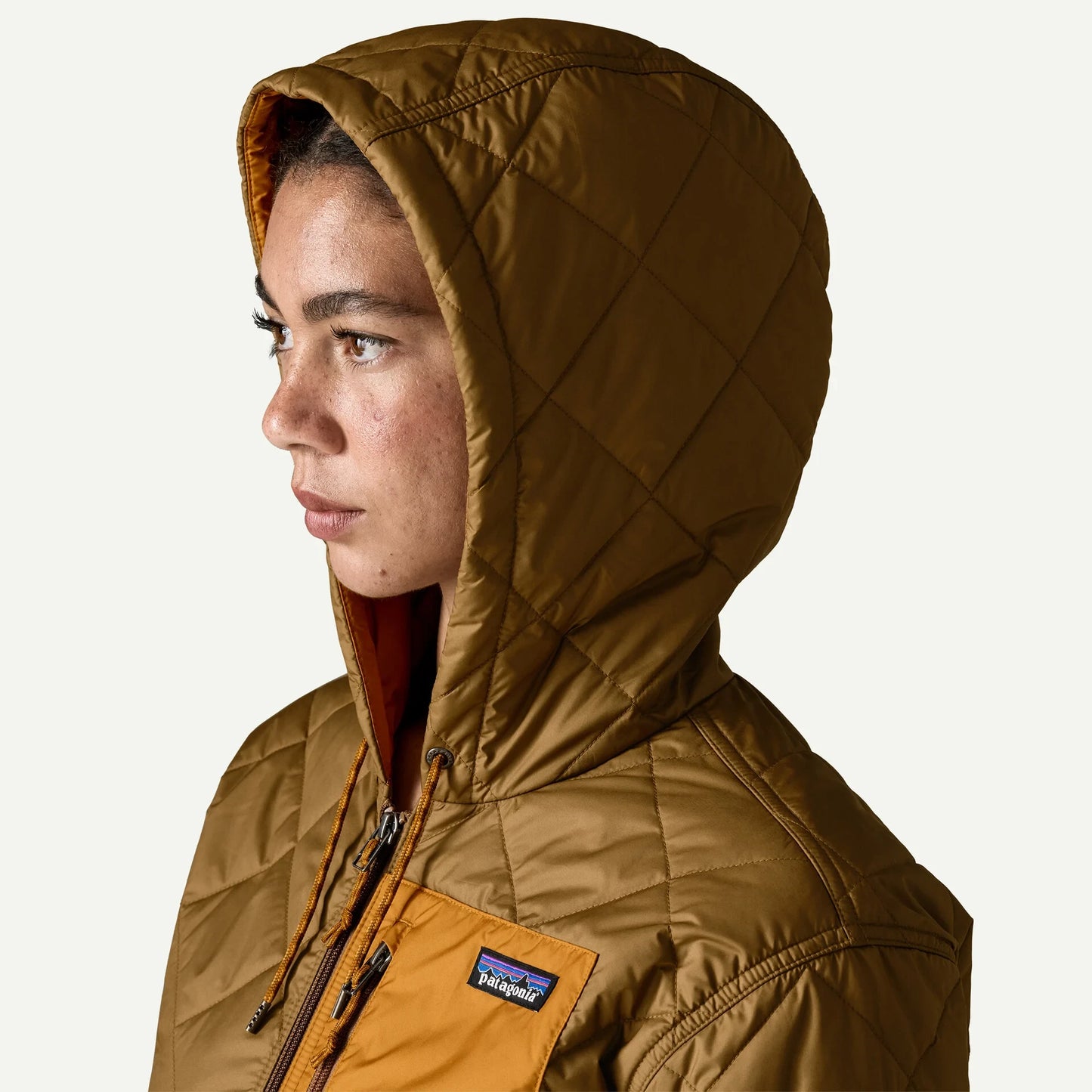 Women's Diamond Quilted Bomber Hoody - US 2797
