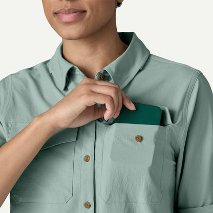 Women's Long-Sleeved Self-Guided Sun Shirt - US 4280