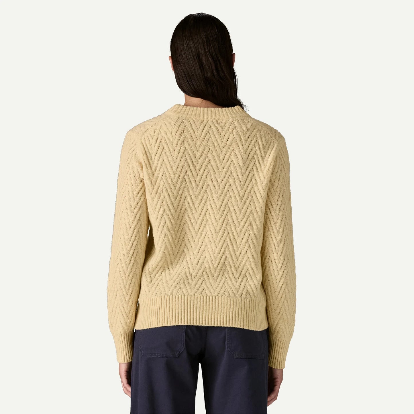 Women's Recycled Wool-Blend Crewneck Sweater - US 5963