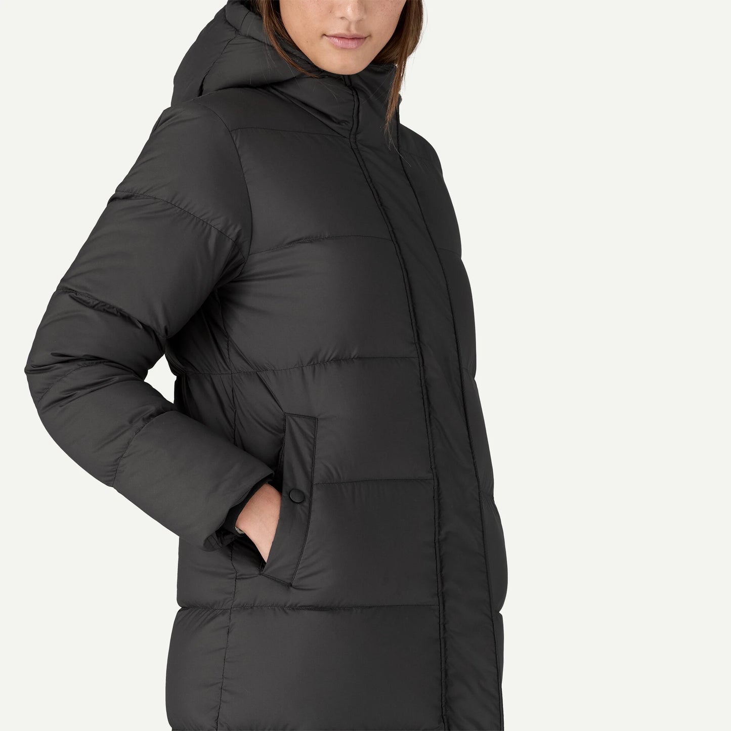 Women's Silent Down Long Parka - US 4607