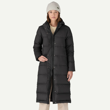 Women's Silent Down Long Parka - US 3819