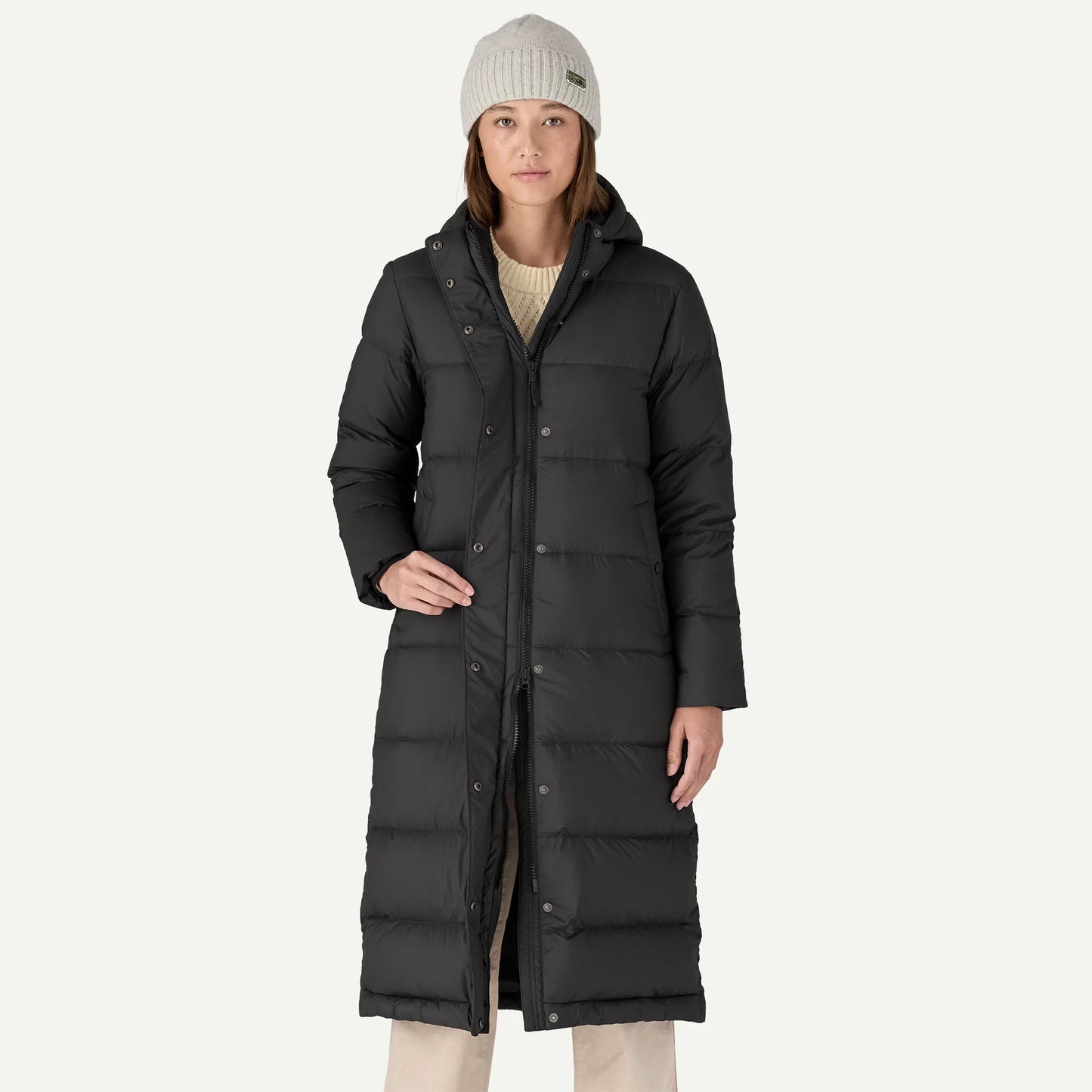 Women's Silent Down Long Parka - US 2781