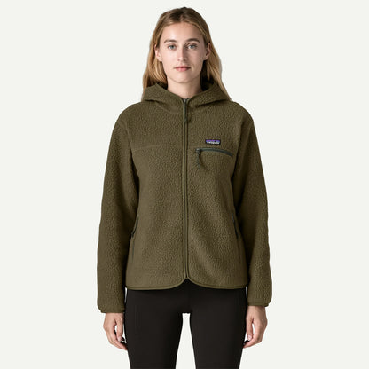 Women's Retro Pile Fleece Hoody - US 4640