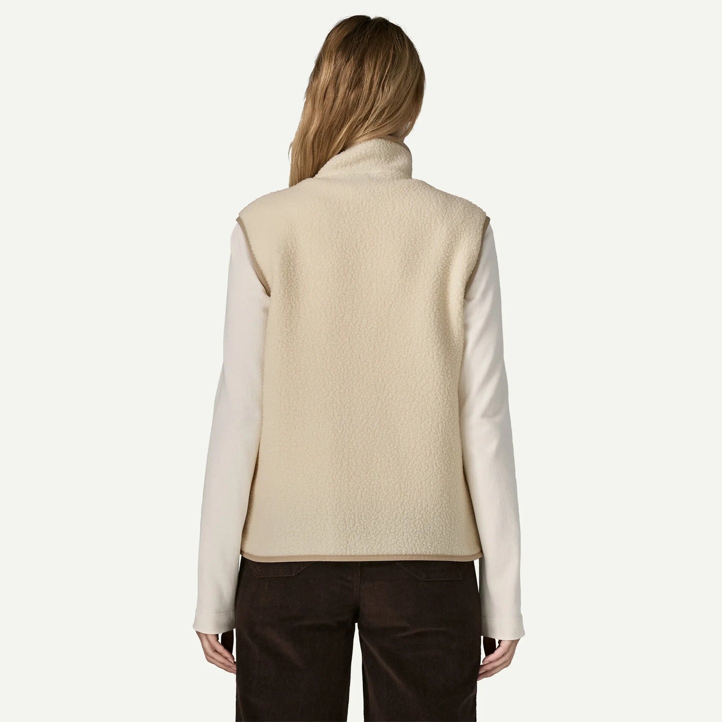 Women's Retro Pile Fleece Vest - US 2877