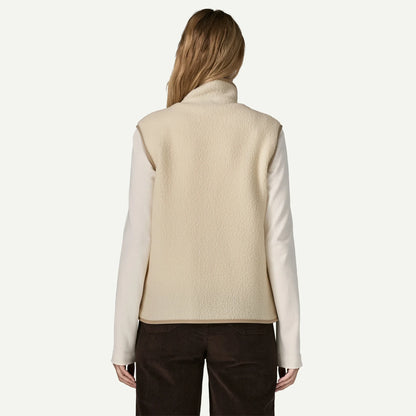 Women's Retro Pile Fleece Vest - US 2877