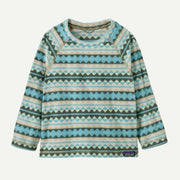 Diamond Stripe: Snowmelt Blue
