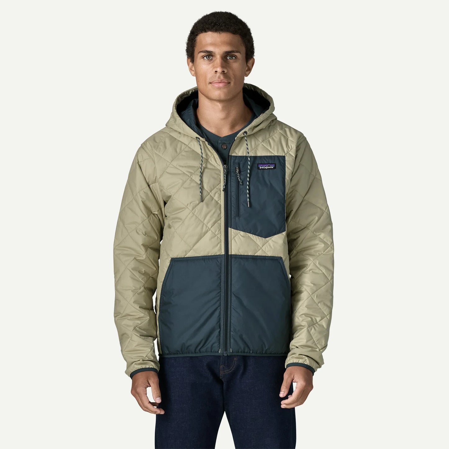 Men's Diamond Quilted Bomber Hoody - US 5560