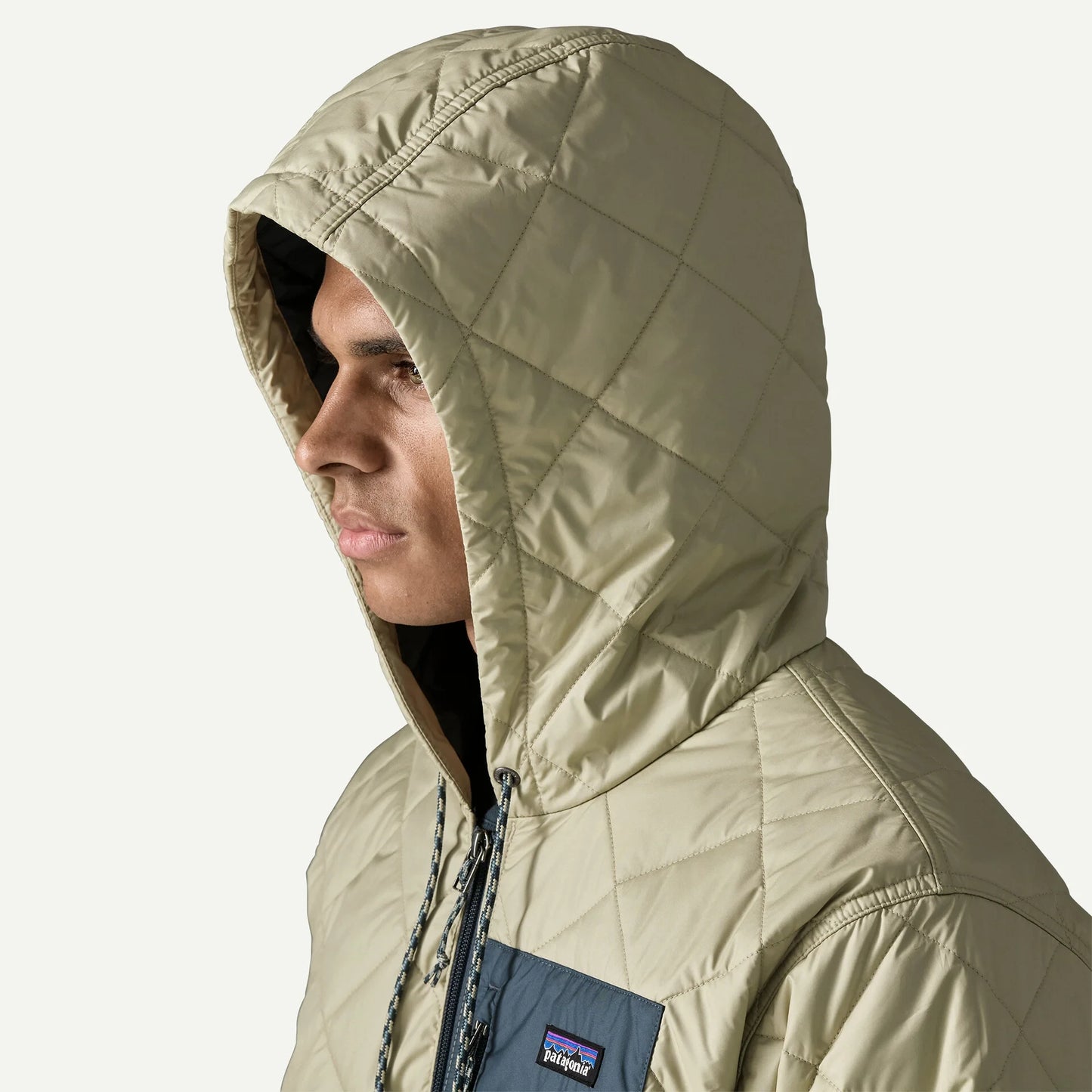 Men's Diamond Quilted Bomber Hoody - US 5560