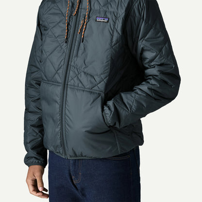 Men's Diamond Quilted Bomber Hoody - US 8691