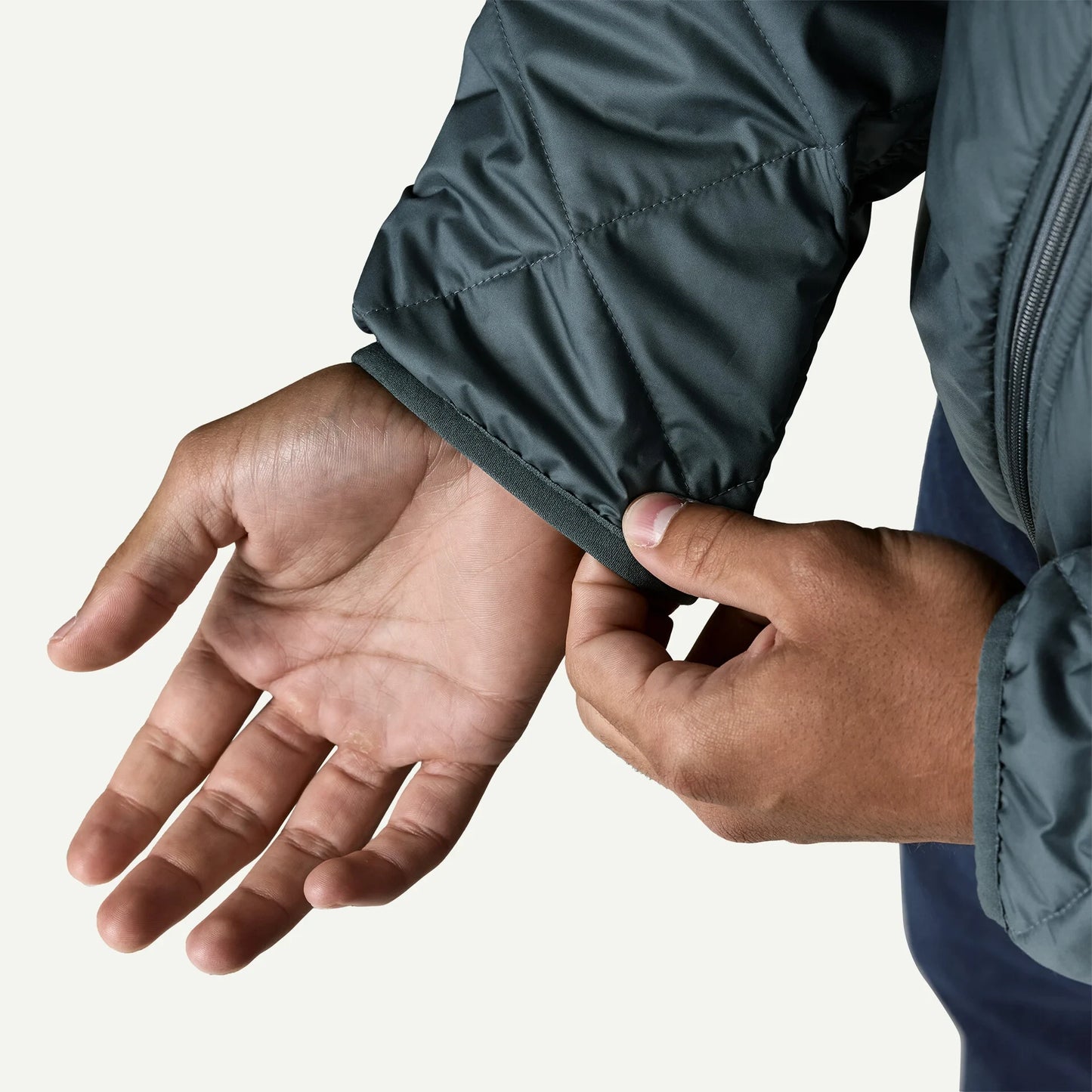 Men's Diamond Quilted Bomber Hoody - US 8691