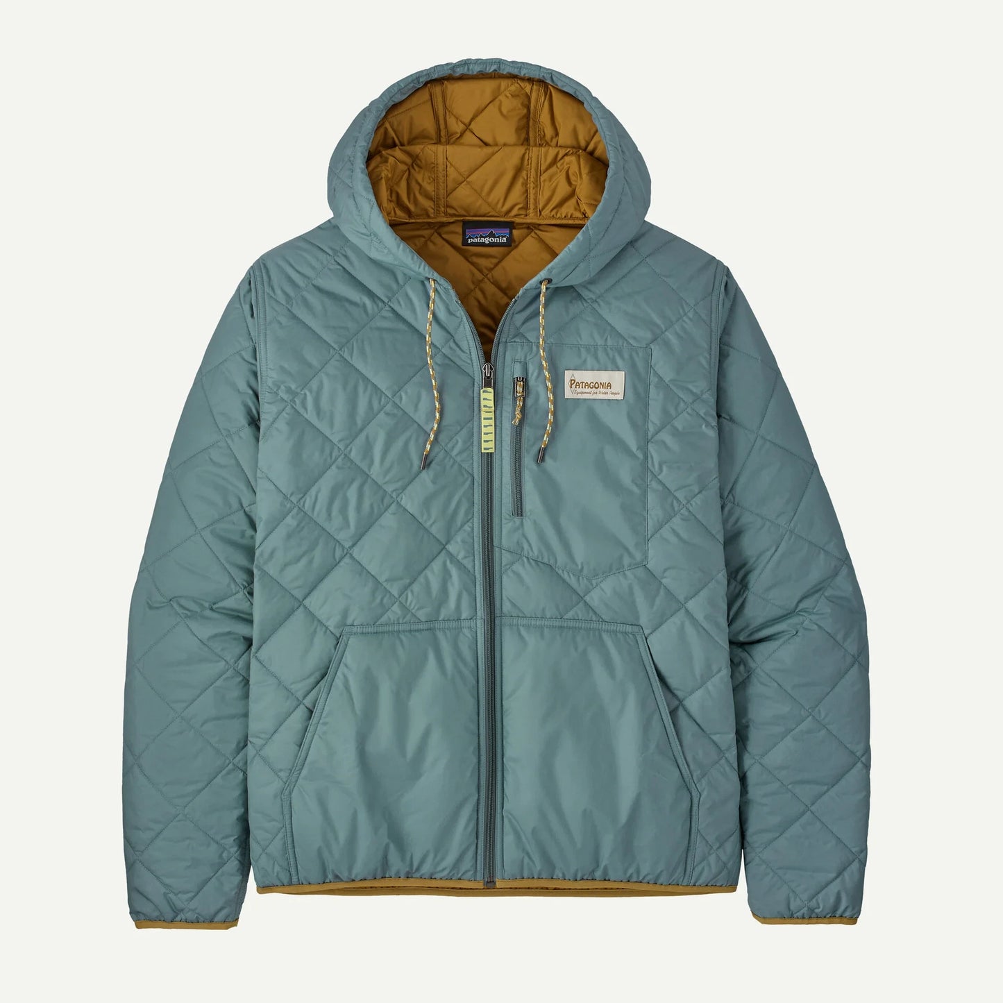 Men's Diamond Quilted Bomber Hoody - US 3305