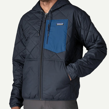 Men's Diamond Quilted Bomber Hoody - US 9879