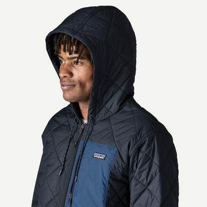 Men's Diamond Quilted Bomber Hoody - US 9879
