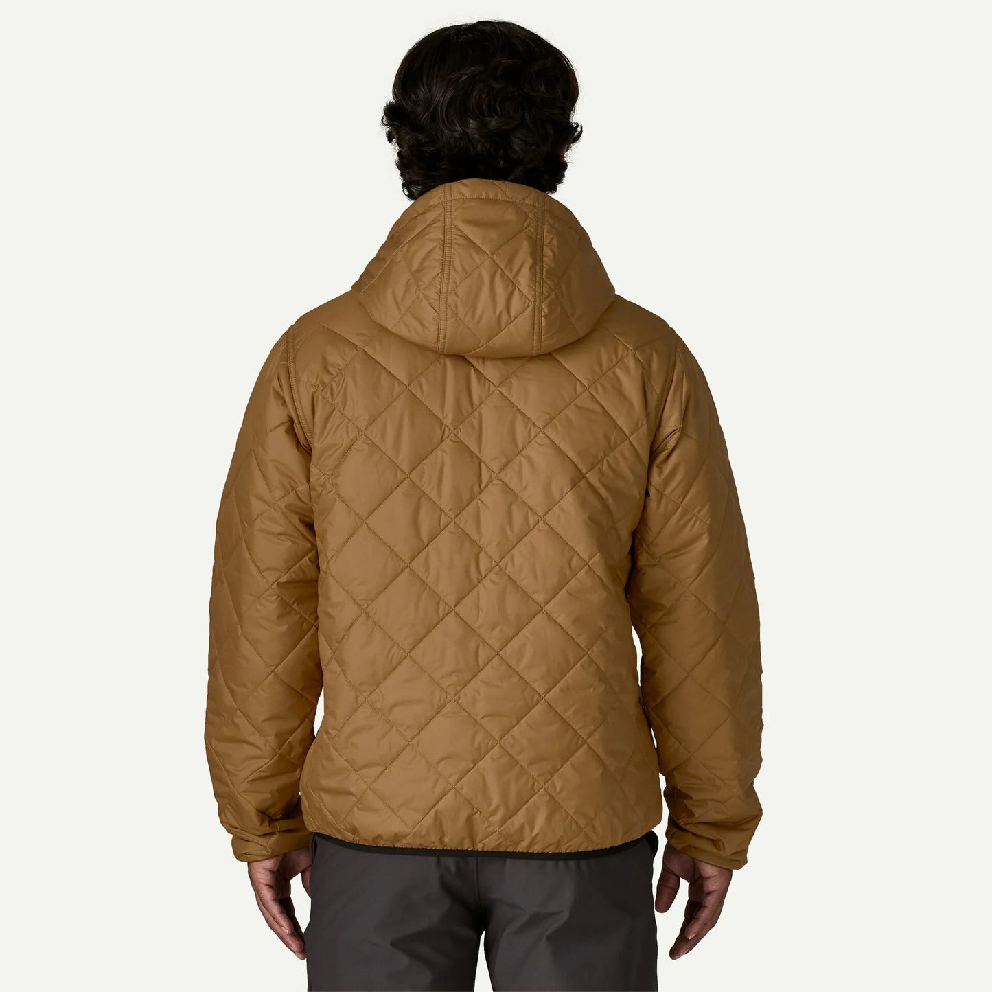 Men's Diamond Quilted Bomber Hoody - US 8953