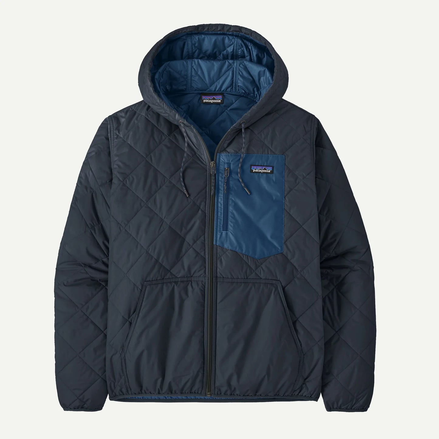 Men's Diamond Quilted Bomber Hoody - US 7778
