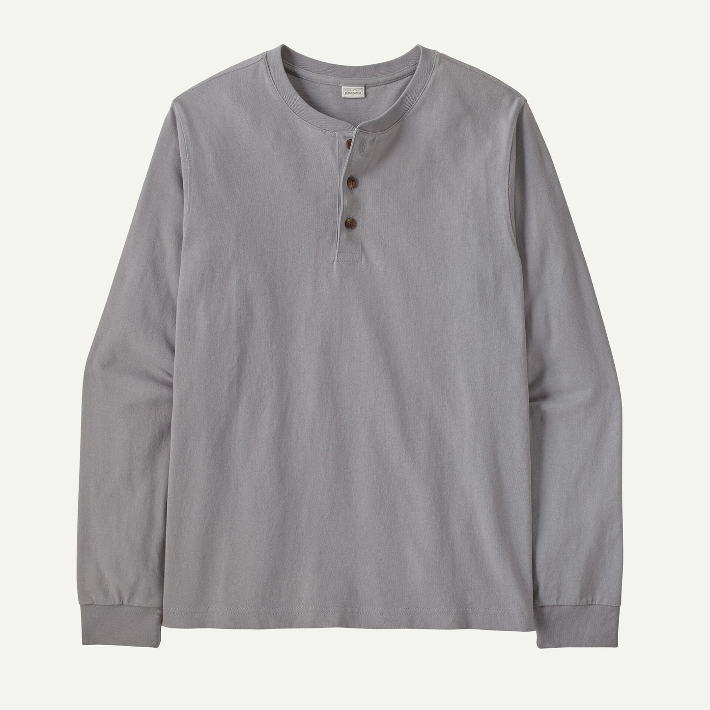 Men's Long-Sleeved Henley Shirt - US 7940