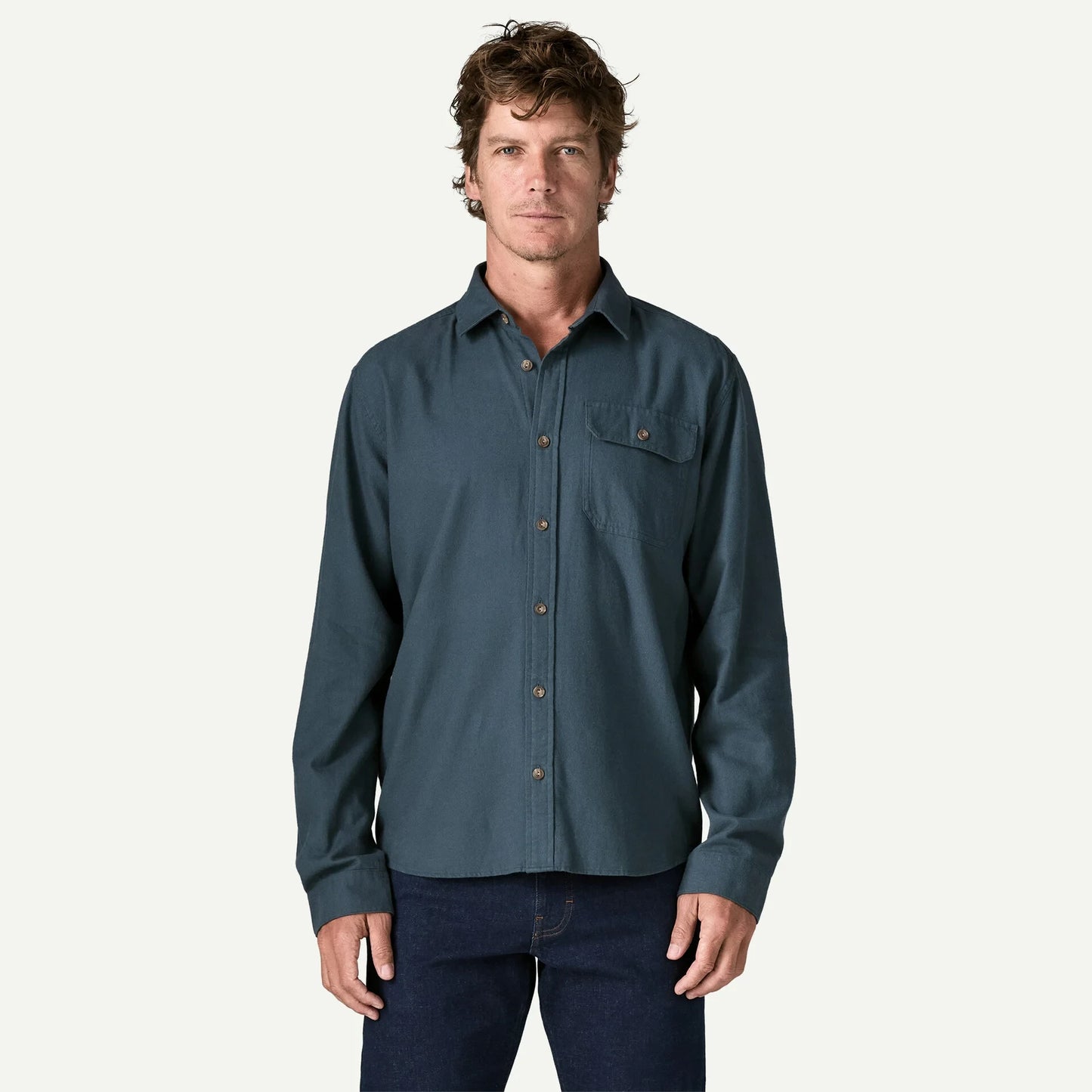 Men's Long-Sleeved Lightweight Fjord Flannel Shirt - US 4225